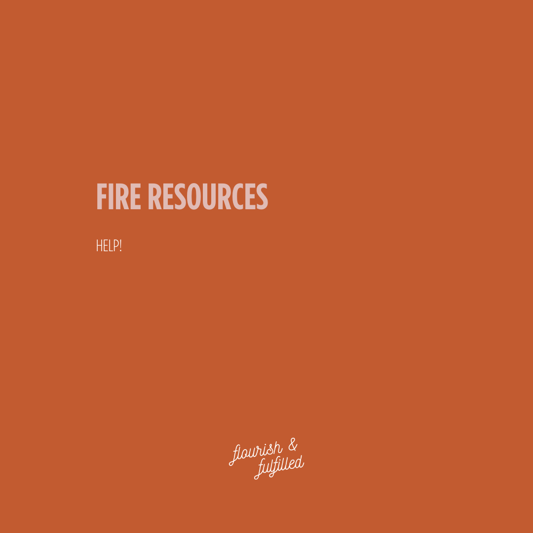 Australian FIRE AID Resources