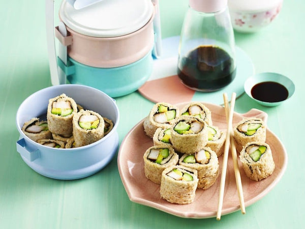 Chicken Sushi Rolls | FREE RECIPE - Sophie Guidolin Blog